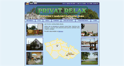 Desktop Screenshot of privat-relax.cz